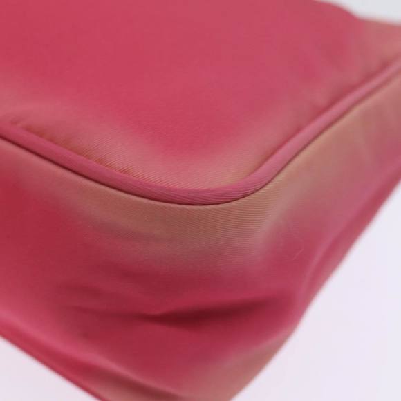 PRADA Hand Bag Nylon Pink Auth 77341 - Picture 14 of 16
